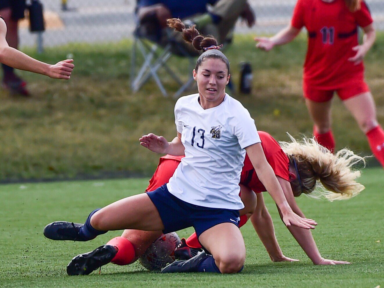 MSU Billings women's soccer competes against Saint Martin's University in Billings